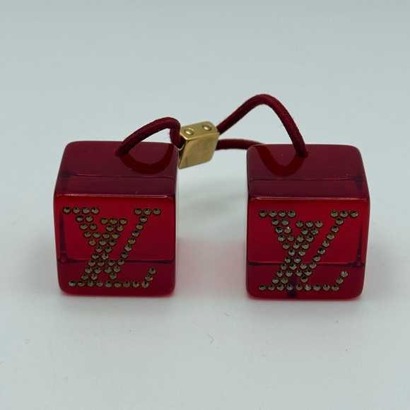 Louis Vuitton Red Translucent Hair Accessory - Picture 4 of 11